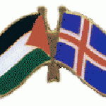 Ísland-Palestína barmmerki