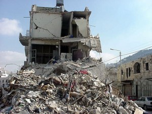 Eldar Ástþórsson í Palestínu 2002