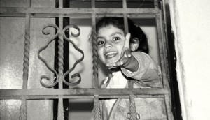 Arna Ösp Magnúsardóttir í Palestínu 2004