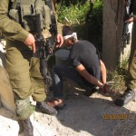 Hassan Mohammed, 17 ára gamall Palestínumaður, handtekinn af Ísraelsher í bænum Madaama á Vesturbakkanum. „Eftir að ísraelskir landnemar kveiktu í akri bæjarbúa réðust hermenn inn í þorpið og handtóku Hassan. Engin veit afhverju hann var sigtaður út. Vitni segja að hermennirnir hafi komið að hópi af krökkum og tekið hann af handahófi,“ segir Agnes Ósk sjálfboðaliði.