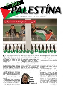 Frjáls Palestína og ljóð á ensku